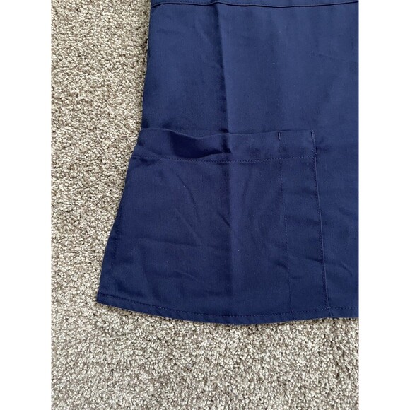 Grey's Anatomy Scrub Top Indigo Blue 4153 Mock Wrap Women's Size XS - Picture 6 of 10